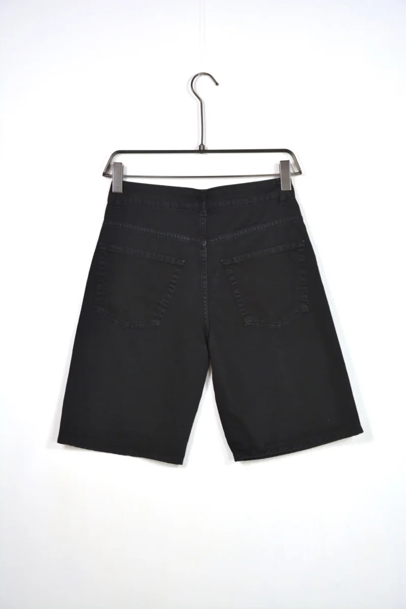 BLACK BERMUDA CON STRAPPI - immagine 3