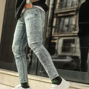 SLIM FIT JEANS BLU