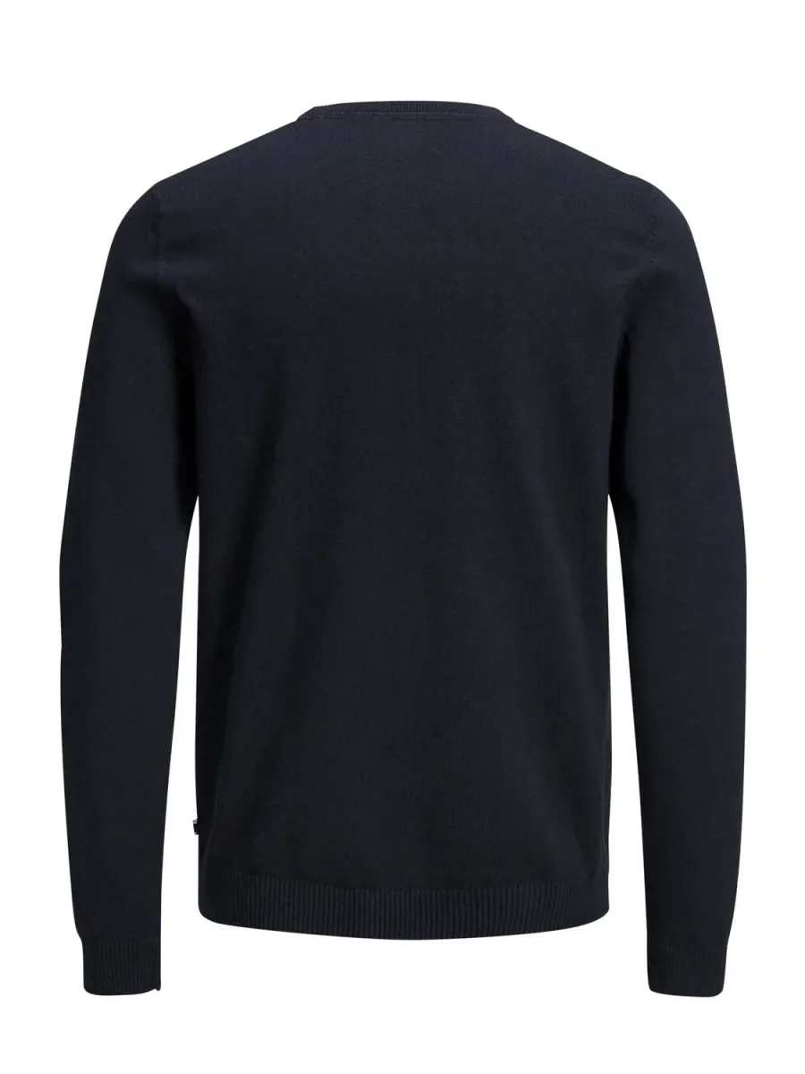 JACK & JONES MAGLIONE GIROCOLLO BASIC - Col. Dark navy - immagine 5
