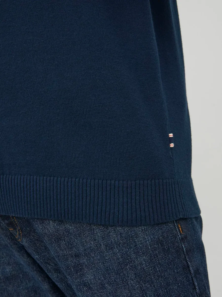 JACK & JONES MAGLIONE GIROCOLLO BASIC - Col. Dark navy - immagine 8
