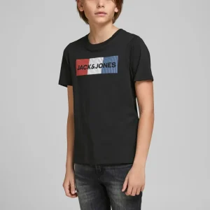JUNIOR JACK & JONES T-SHIRT CON LOGO - Col. nero