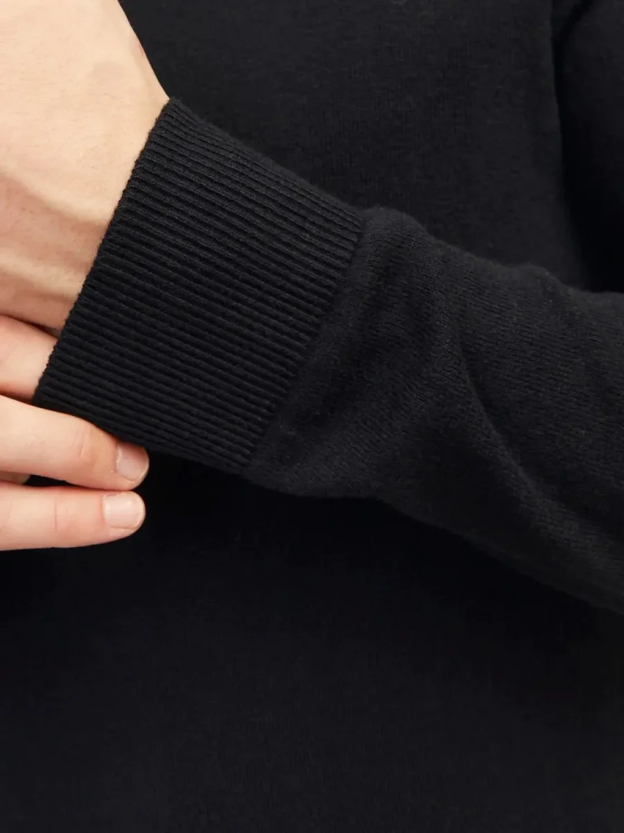 JACK & JONES MAGLIONE CON CERNIERA - Col. Nero - immagine 6