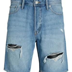 JACK & JONES BERMUDA IN JEANS CON ROTTURE