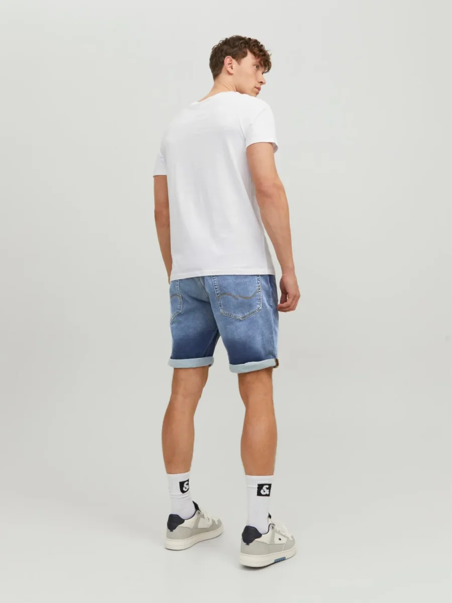 JACK & JONES BERMUDA IN JEANS - BLUE DENIM - immagine 7