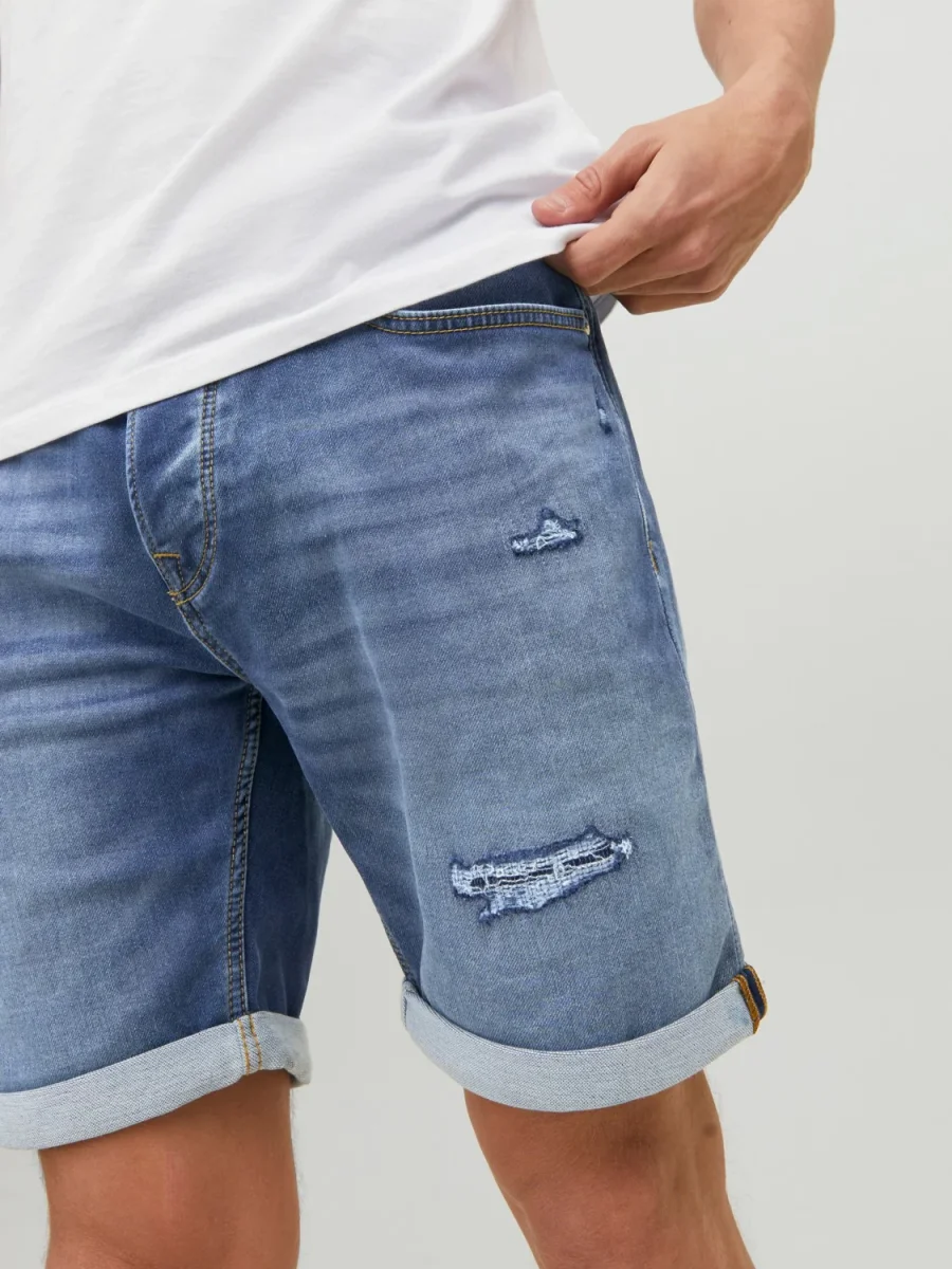 JACK & JONES BERMUDA IN JEANS - BLUE DENIM - immagine 3