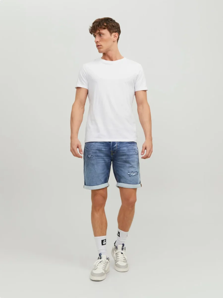 JACK & JONES BERMUDA IN JEANS - BLUE DENIM - immagine 9