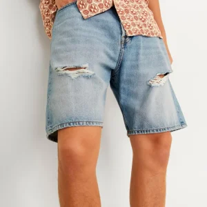 JACK & JONES DENIM RELAXED FIT SHORTS CON STRAPPI