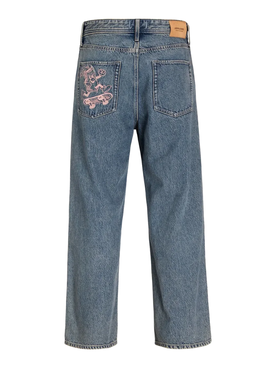 JACK & JONES BAGGY JEANS CON RICAMO - immagine 3