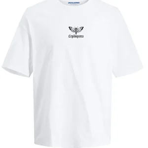 JACK & JONES T-SHIRT BUTTERFLY - Col. Bianco