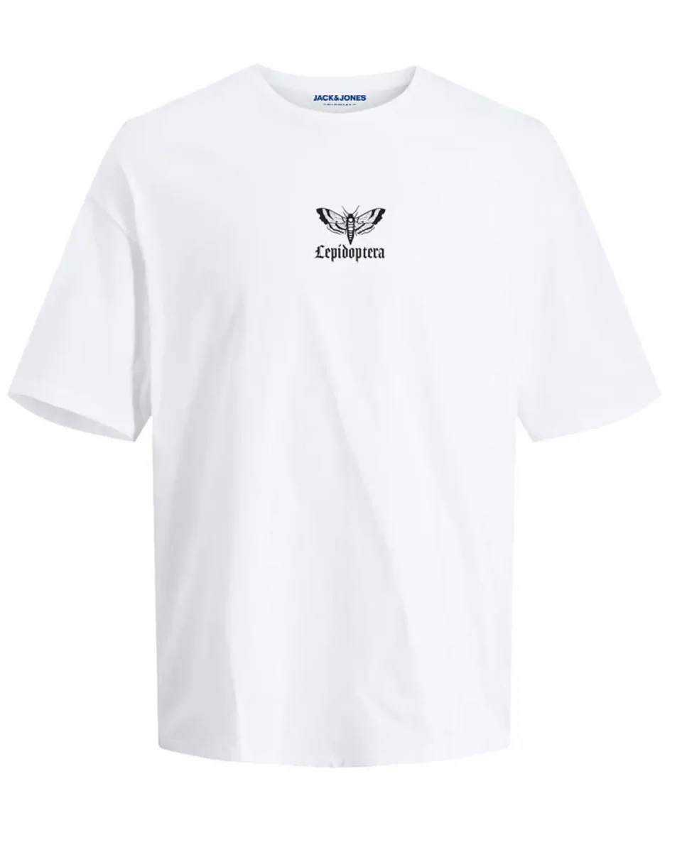 JACK & JONES T-SHIRT BUTTERFLY - Col. Bianco - immagine 2
