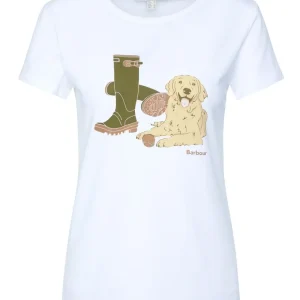 BARBOUR T-shirt con stampa Rowen