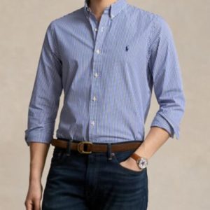 POLO RALPH LAUREN Camicia in popeline stretch Slim-Fit