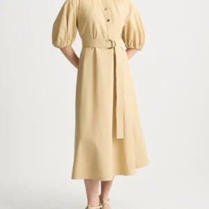 LIU JO Abito in cotone con cintura