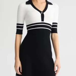 LIU JO Abito in maglia a righe