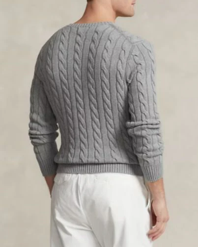 POLO RALPH LAUREN Maglia in cotone a trecce - immagine 3