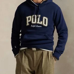 POLO RALPH LAUREN Felpa con logo e cappuccio