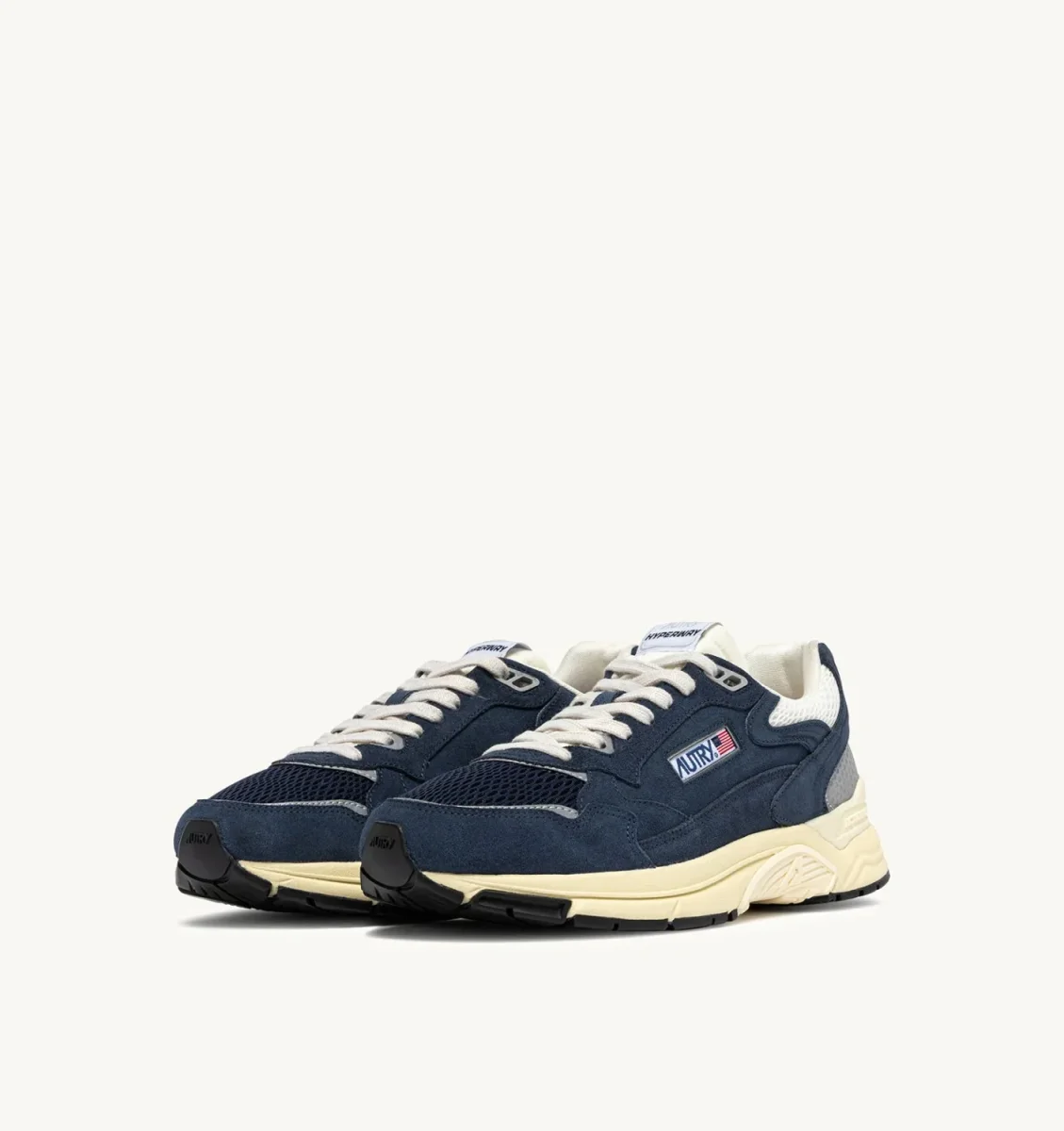 AUTRY Sneakers Hyperway in Mash e Suede Blu - immagine 3