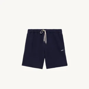 AUTRY Shorts in cotone con logo ricamato
