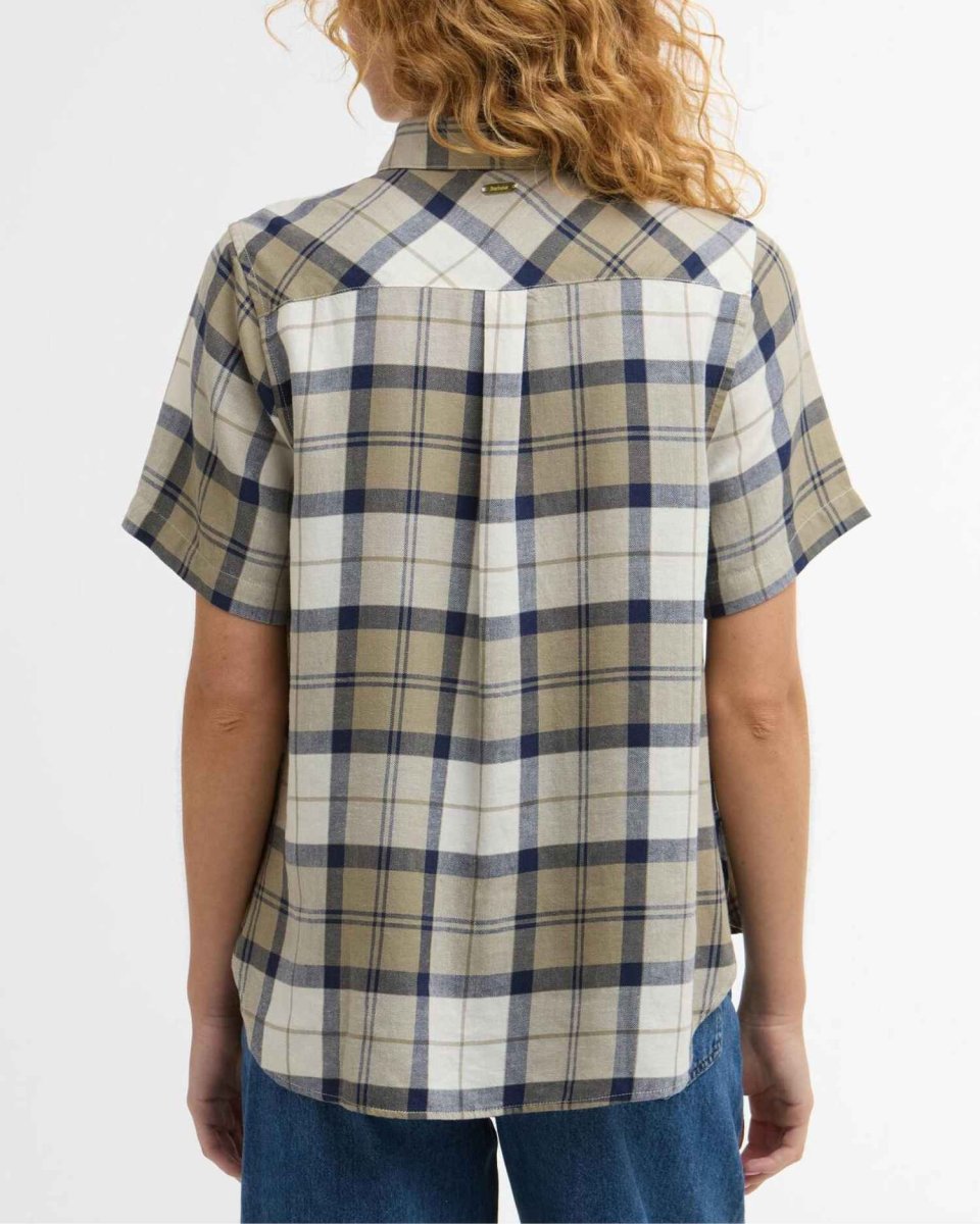 BARBOUR Camicia a maniche corte in tartan Fern - immagine 3