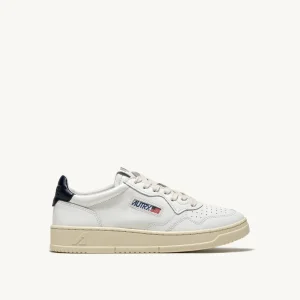AUTRY Sneakers Medalist Low In Pelle Bianca e Blu