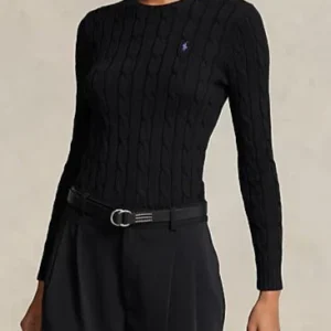 POLO RALPH LAUREN Maglia a trecce Slim-Fit