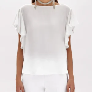 BLUGIRL Blusa in crêpe de chine di seta