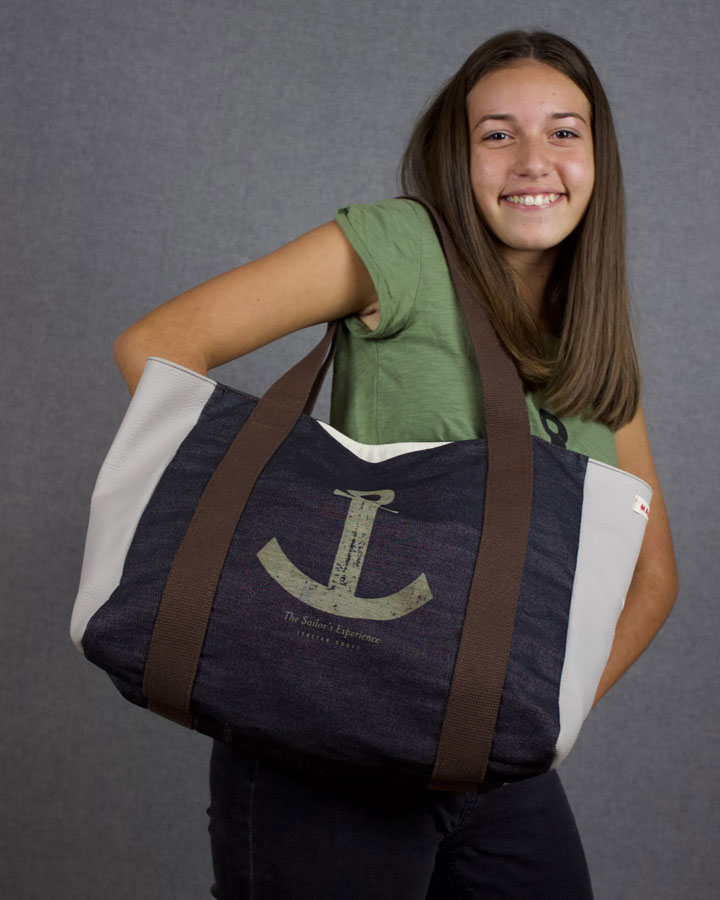 Borsa Fab – Canvas e Pelle