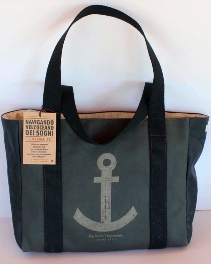 Borsa Fab – Canvas e Pelle - immagine 3