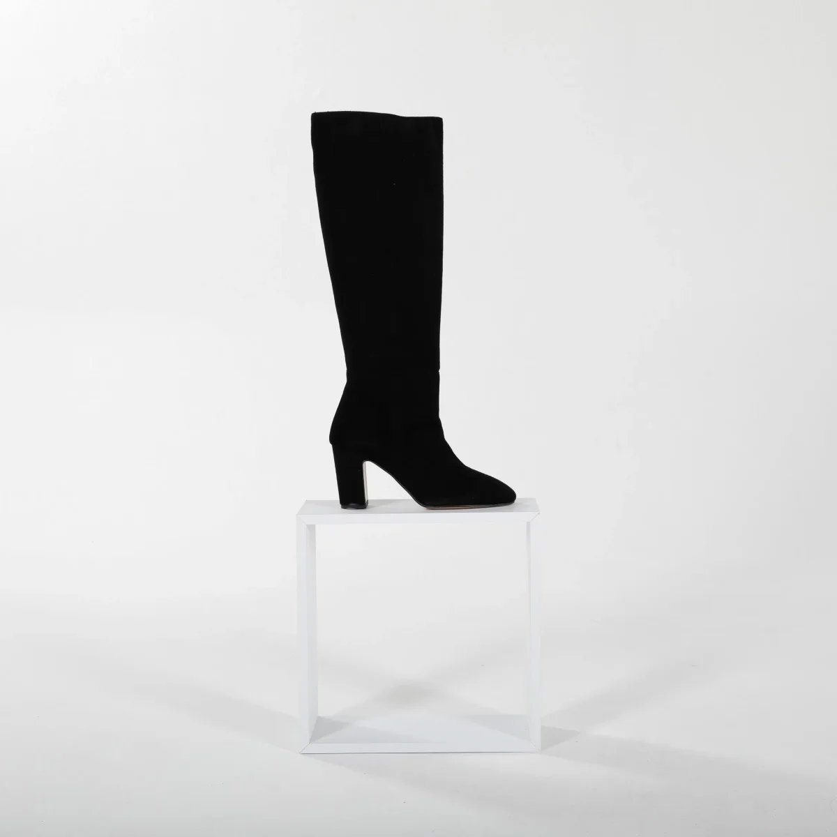 Stivale Aurora 70mm in Camoscio Nero