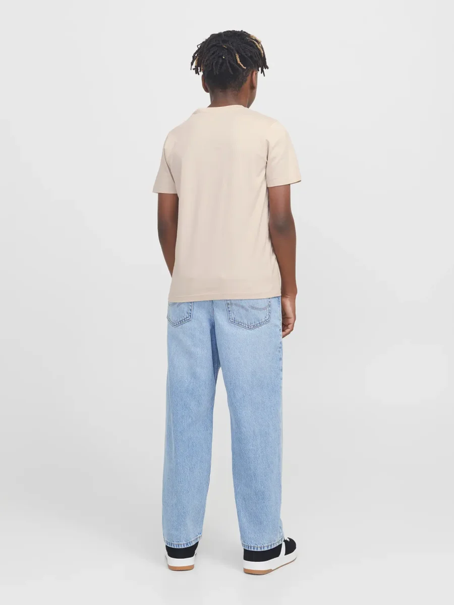 JACK & JONES JUNIOR T-SHIRT SUMMER VIBES - Col. Beige - immagine 7
