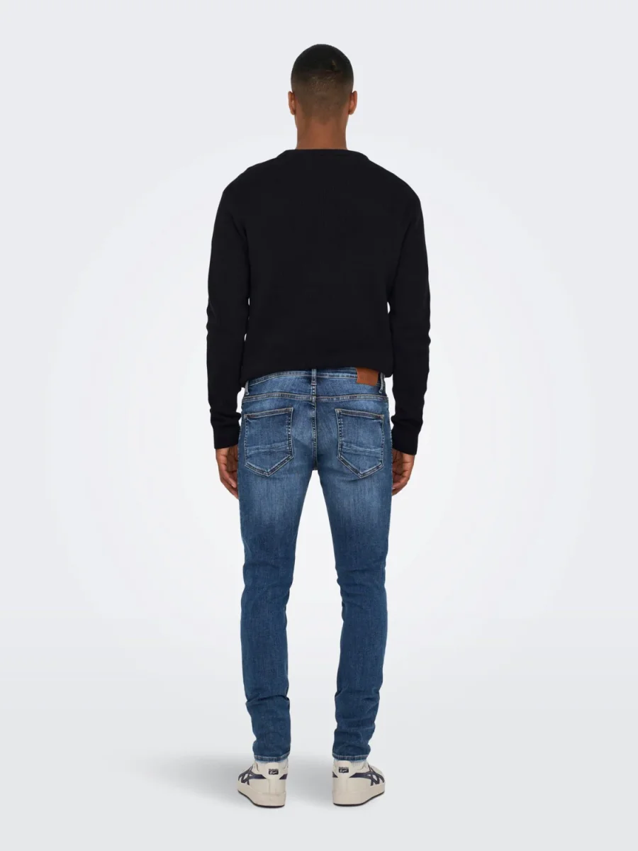 ONLY & SONS JEANS SKINNY - Blue Denim - immagine 7