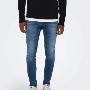 ONLY & SONS JEANS SKINNY - Blue Denim