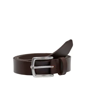 CINTURA PELLE SLIM 95 - Marrone