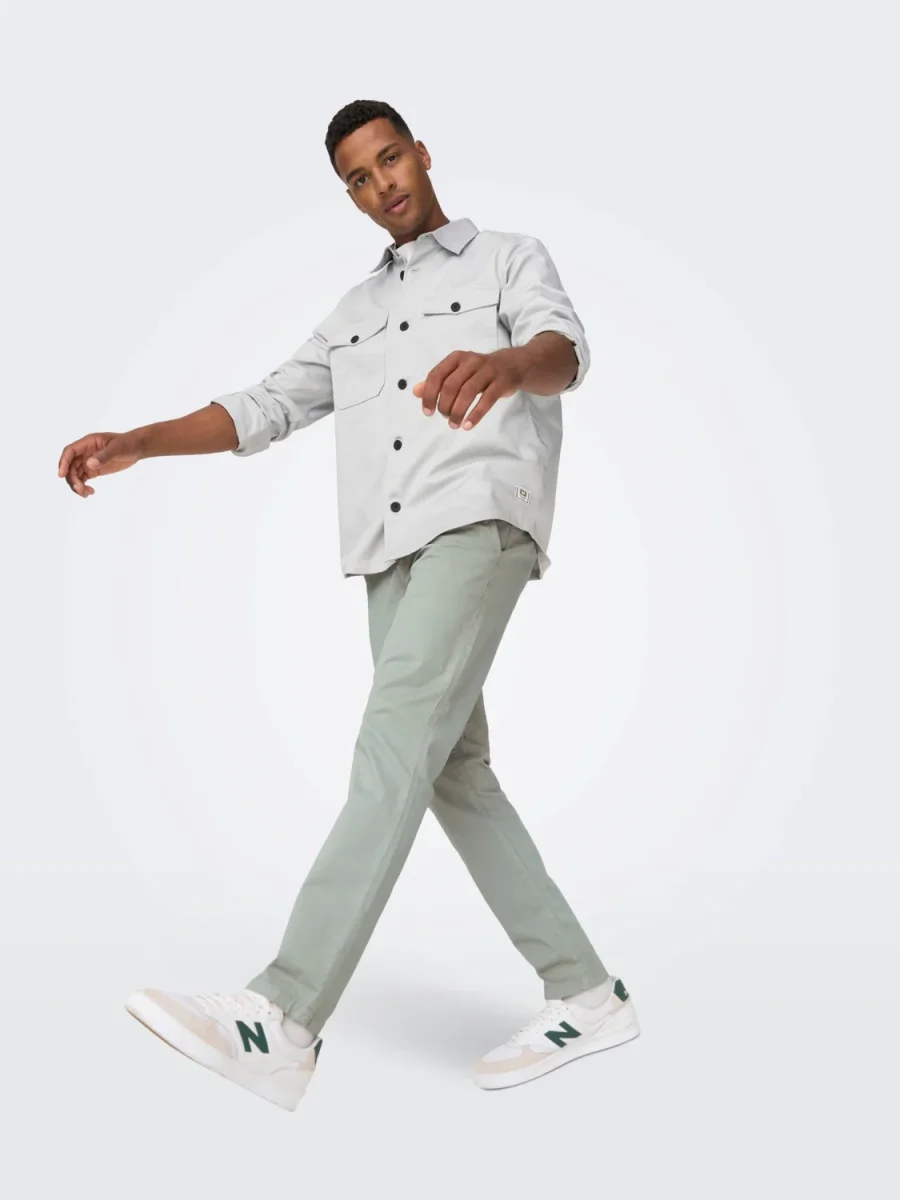 ONLY & SONS PANTALONI CHINO - Limestone - immagine 6