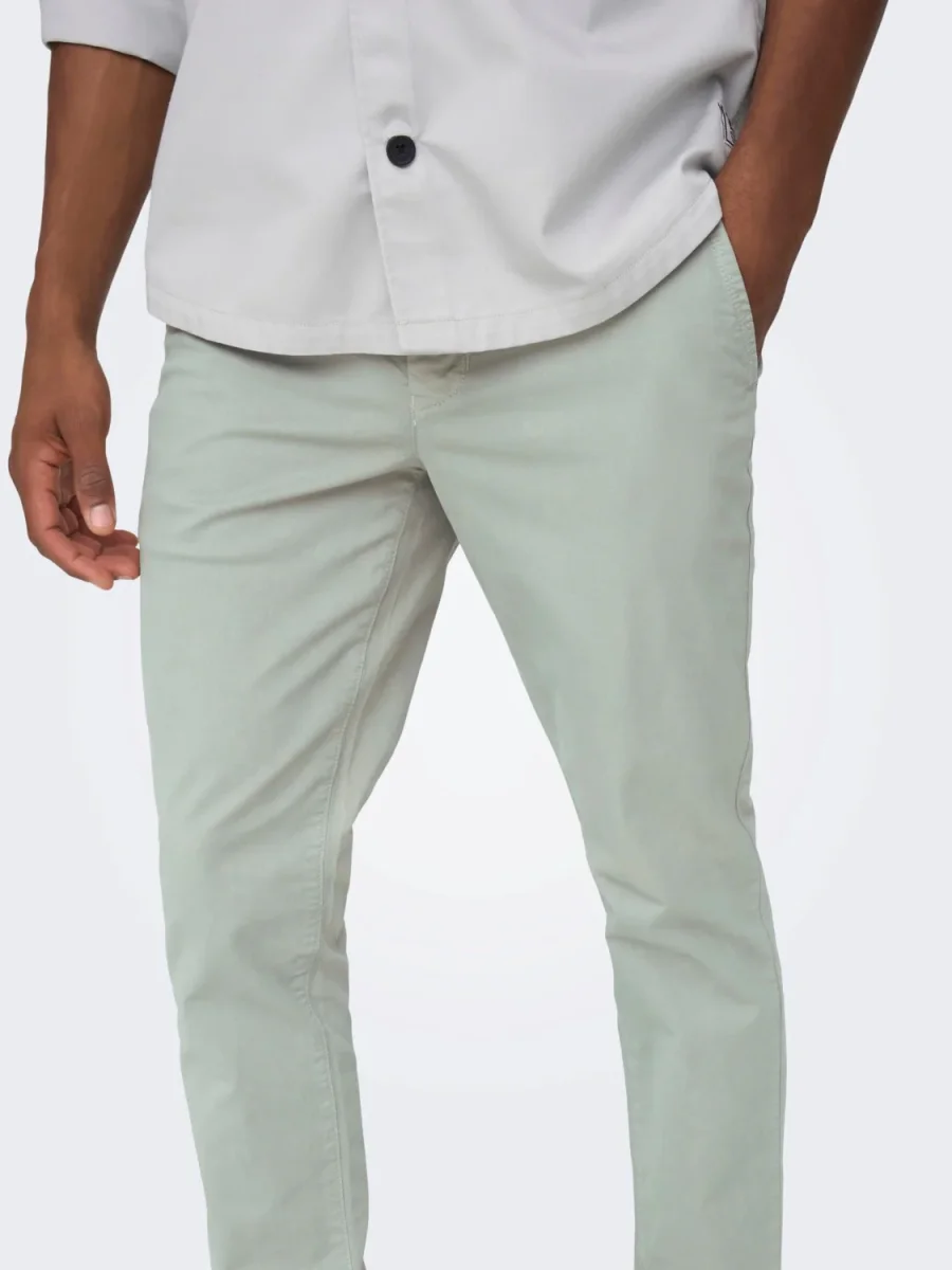 ONLY & SONS PANTALONI CHINO - Limestone - immagine 7