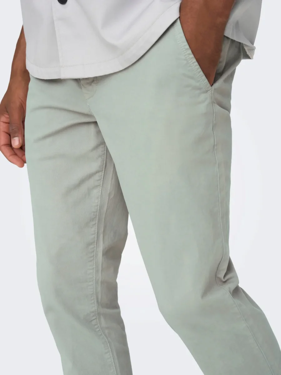 ONLY & SONS PANTALONI CHINO - Limestone - immagine 8