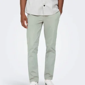ONLY & SONS PANTALONI CHINO - Limestone