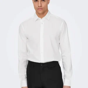 CAMICIA ELEGANTE SLIM - TOTAL WHITE