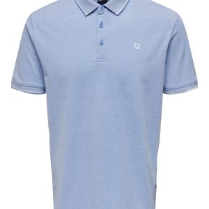 POLO SLIM "ONLY & SONS" IN COTONE - MARINA