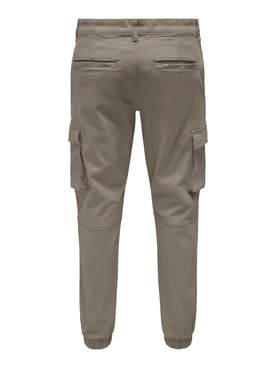 ONLY & SONS PANTALONI CARGO CON TASCHE LATERALI - Falcon - immagine 5