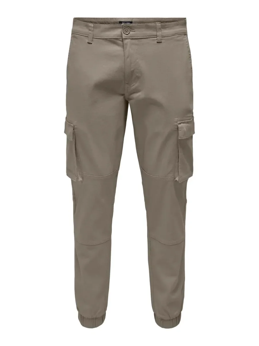 ONLY & SONS PANTALONI CARGO CON TASCHE LATERALI - Falcon - immagine 3