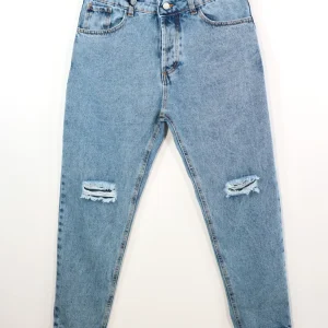 LIGHT JEANS CROPPED - Blue Light Denim