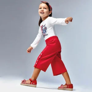 Pantalone culotte bottoni bambina Mayoral Art. 3555 28