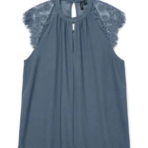 VERO MODA Camicia da donna 'MILLA' col. azzurro