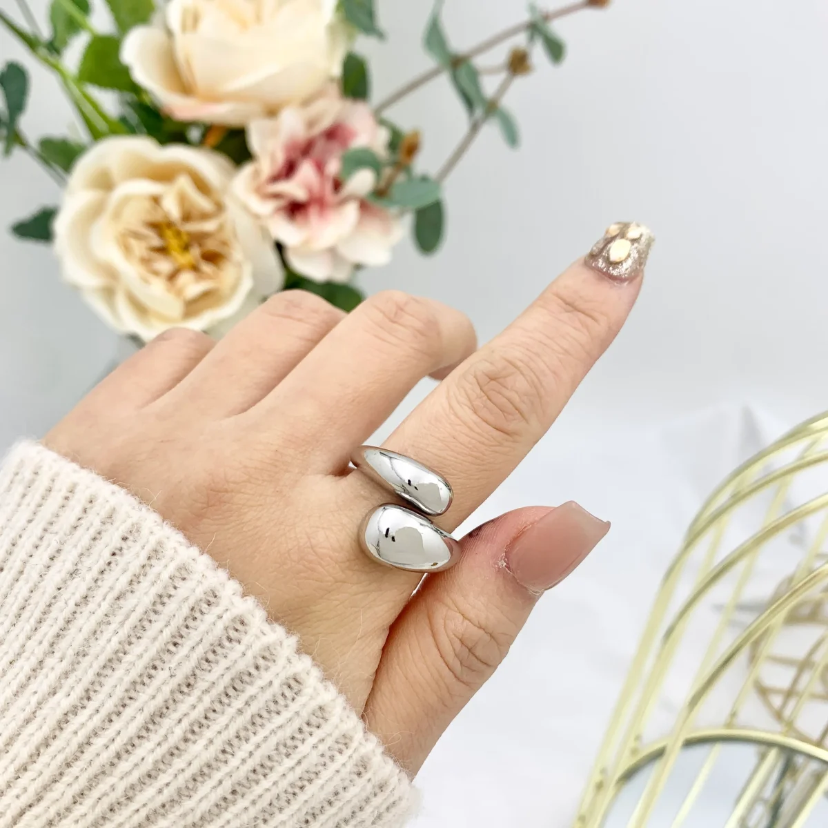 Anello goccia - immagine 6