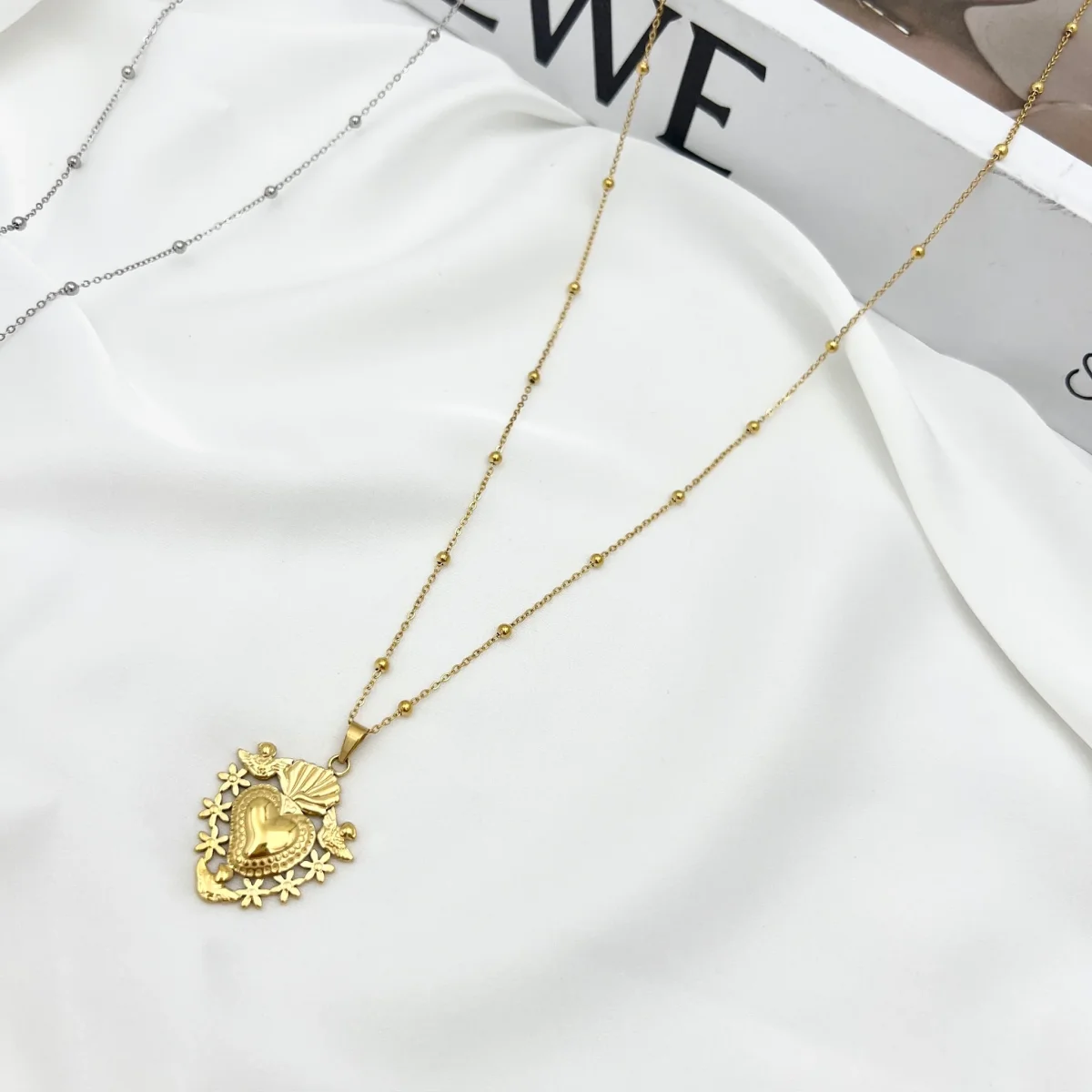 Collana lunga cuore sacro - immagine 5