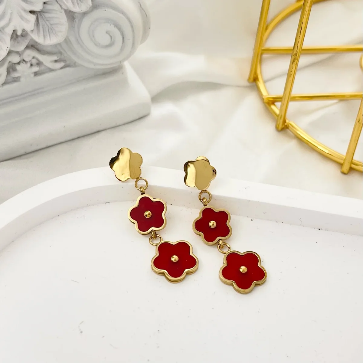 Orecchini fiore - immagine 3