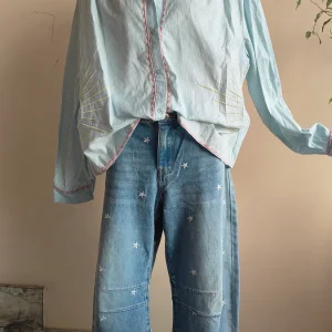 Camicia Ricamo Raggiera