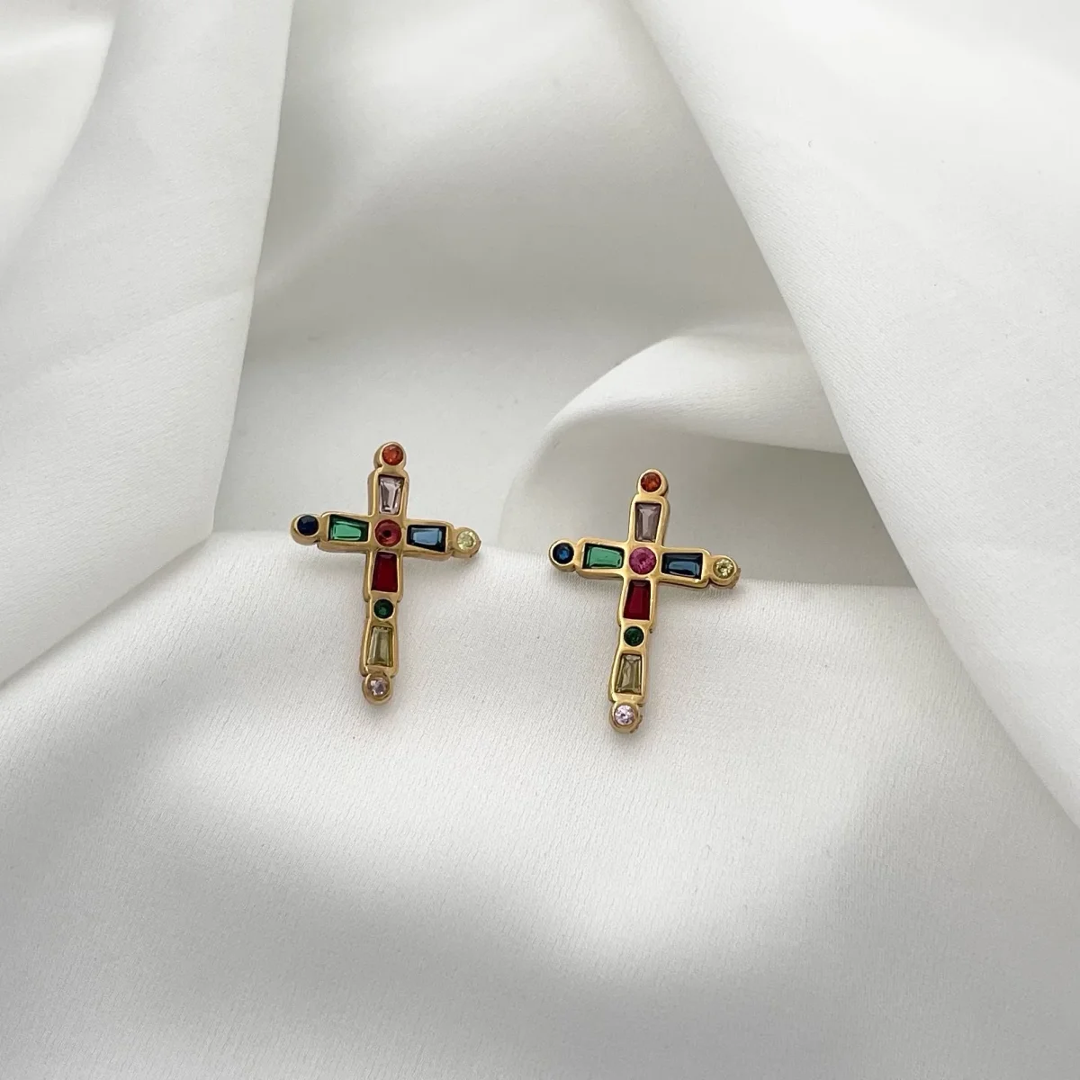 Orecchini croce - immagine 7