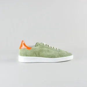 Sneakers Lara in camoscio Verde